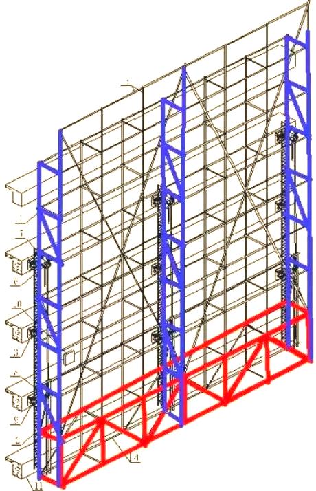 附着式升降脚手架的构造优势与施工安全指南