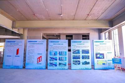 项目直击丨聚焦全国首座装配式“摩天工厂”——深圳坪山新能源汽车产业园区项目附着式升降脚手架应用